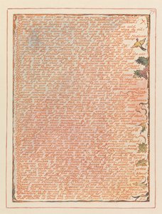 エルサレム、プレート79、私のテントが倒れた.... 作： William Blake